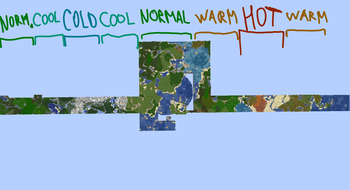 Temperature cycling visible from space(2026, colored)