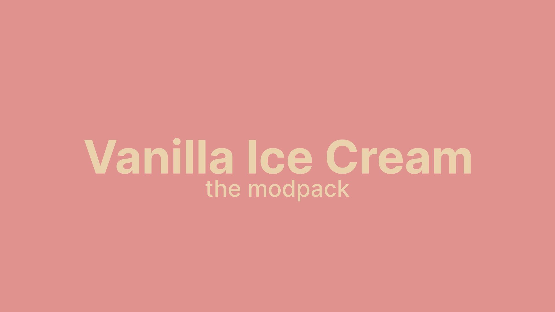 Vanilla ice cream changelog