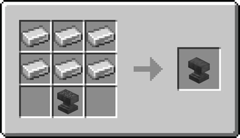 Damaged anvil to new anvil