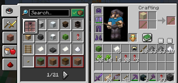You can't craft it here.