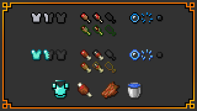 Recolored Survival Bars [Diamond] screenshot 2