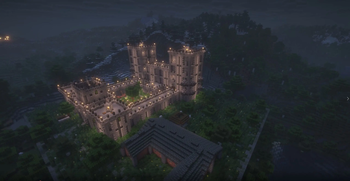 Moonlit fort