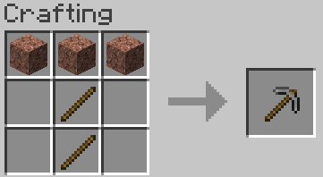 Granite ➜ Stone Pickaxe