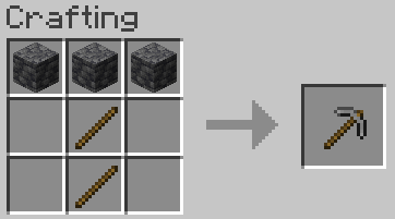 Deepslate ➜ Stone Pickaxe