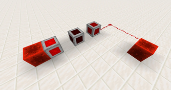 Unlocked Redstone Batteries Powered at Different Levels