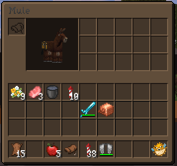 mule/horse/donkey inv fix