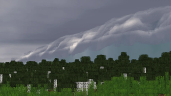 The same squall, only near the birch forest
