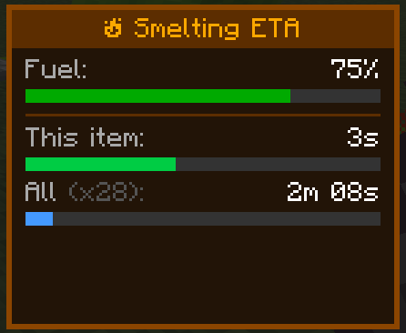 Furnace ETA hud
