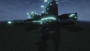 The Glowing Titan of the Abyss