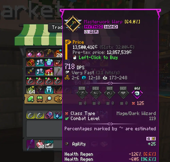 Pre-tax price shown under the actual item price