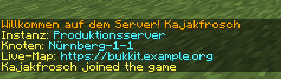 Join Message