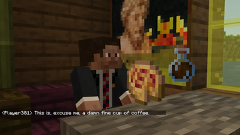 This is, excuse me, a damn fine cup of coffee.