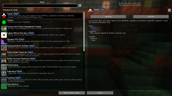 Modmenu with included mods