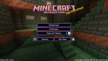 Main menu