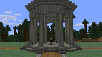 Spawn inside a building!