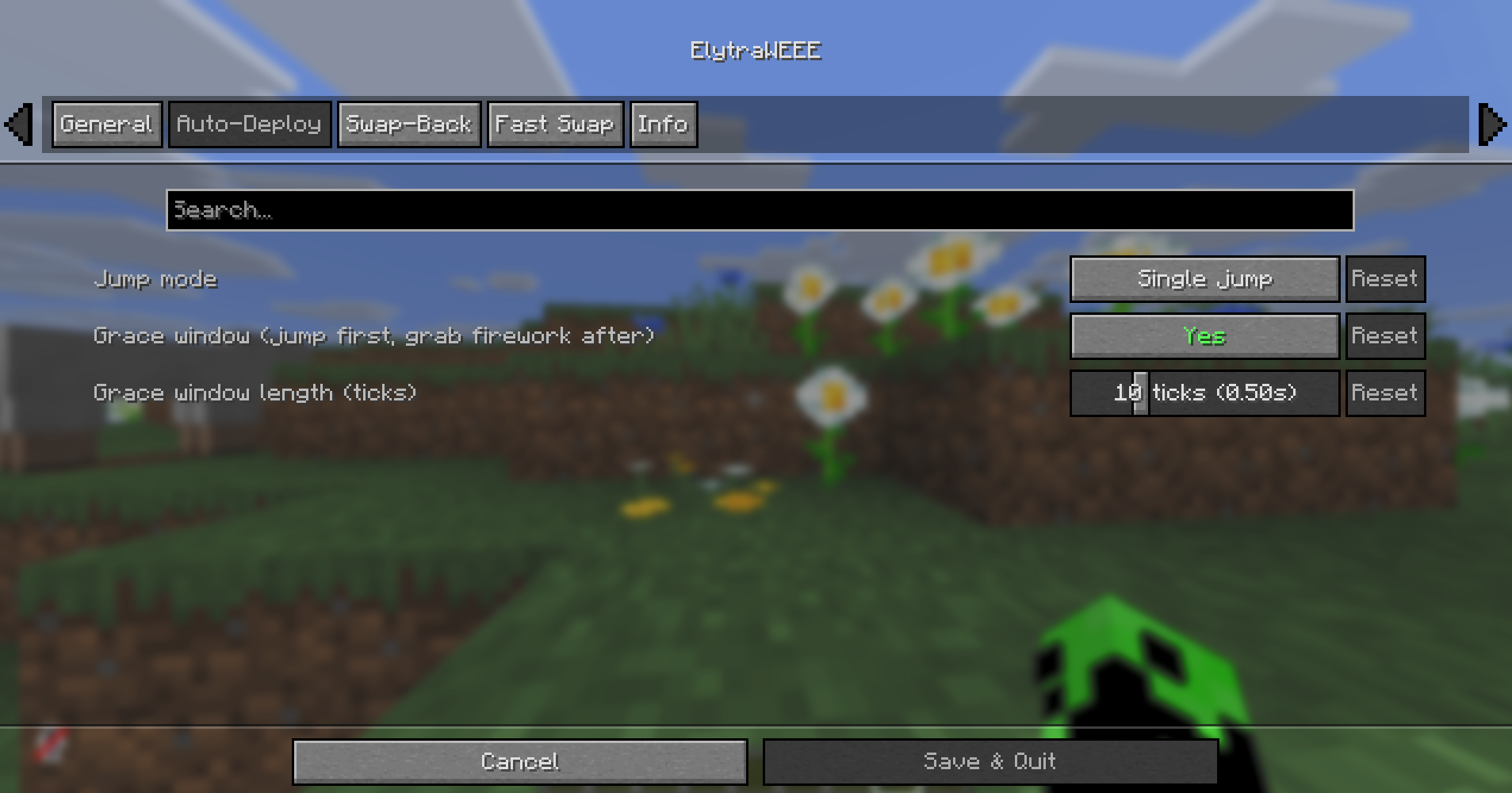 ElytraWEEE config screen