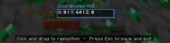 HUD Editor Screen
