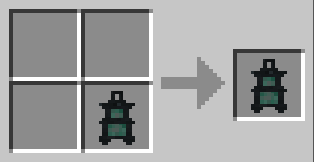 Ghost Lantern to Placeable version Crafting Recipe