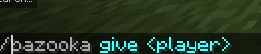 Give Yourselve the Bazooka