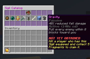 Sigil Menu