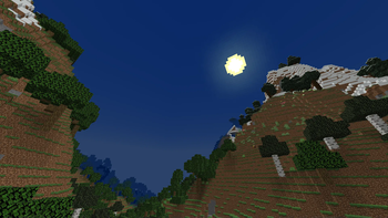 Overworld daytime (Dark Sky)