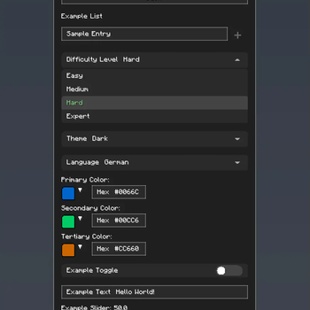 Example Config
