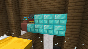 Diamond Bricks In the Bedroom
