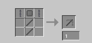 Chain Pickaxe Recipe