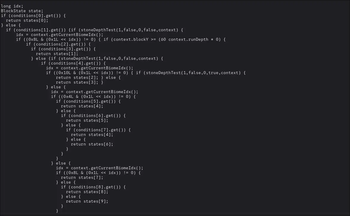 Example program generated by the mod