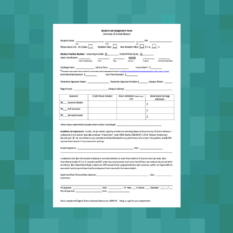 Job Assignment Paper
