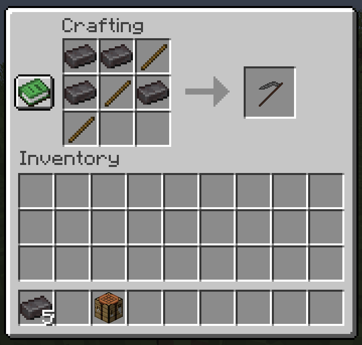 scythe crafting recipe