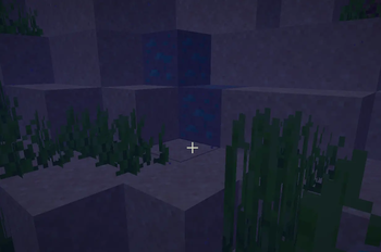 this pre that appers Ice spikes and frozen ocean it an Icesta ore the most epic ore and powerful ore in minecraft