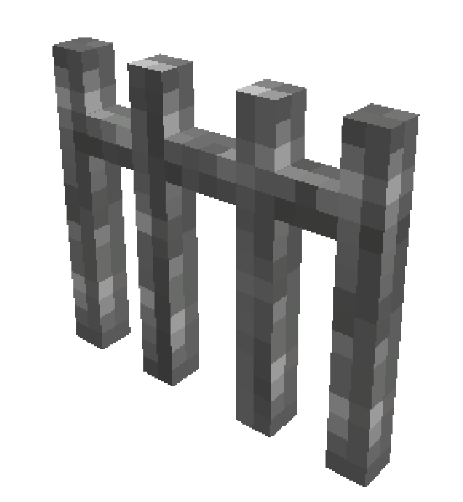 3D Medieval Iron Bars