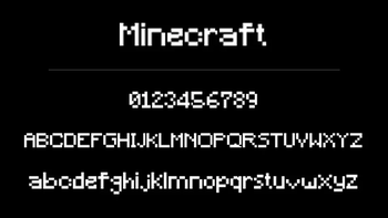 Minecraft Font