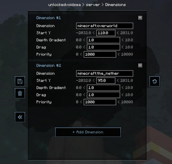 Config Screen