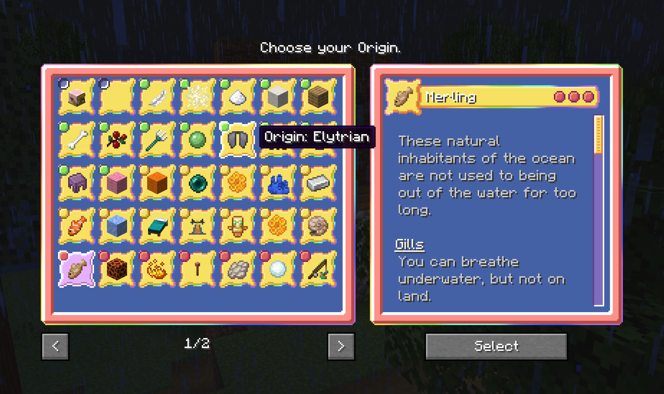 Download Origins: Rainbow Gui - Minecraft Mods & Modpacks - Curseforge