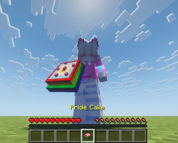 Pride Cake (in hand)