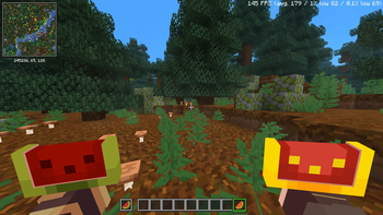 Glistering Melon Slice & Melon Slice