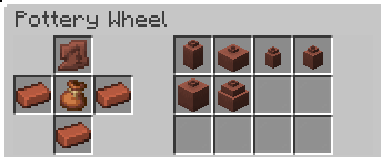Pottery Wheel GUi (crafting storage pots)