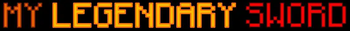 My Legendary Sword Text Logo