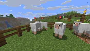 Sheep healthbars