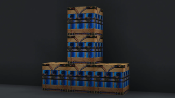 Close-up view with blocks placed side by side