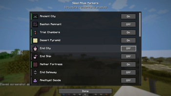 Seed Atlas for Xaero's World Map — screenshot 1
