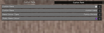 Custom name config