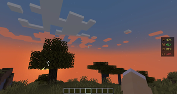 Armor HUD with durability colors