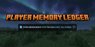 Player memory ledger