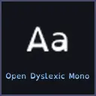 Open Dyslexic Mono Font