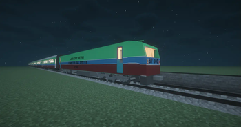 Class 67 hauling C365 Coaches