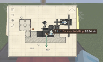 Lift without the mod on a test vehicle