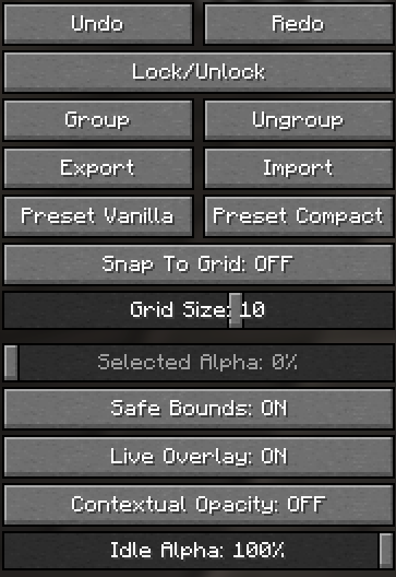 Hud Settings